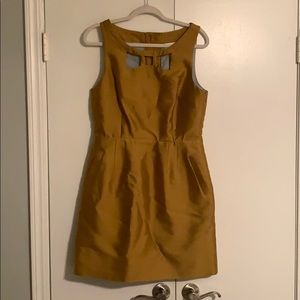 Maeve gold dress
